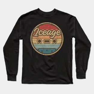 Iceage Retro Cassette Circle Long Sleeve T-Shirt